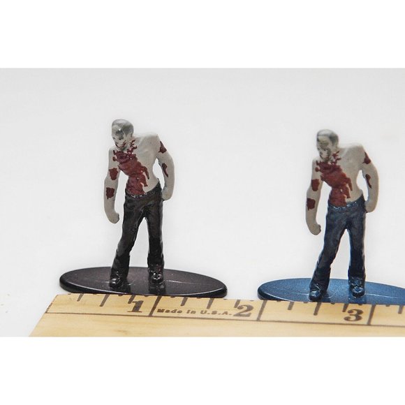 Jada Toy Metal figs Nano The Walking Dead Diecast Qty: (4) Zombie toys - Picture 2 of 4